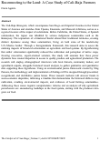 Cover page of Reconnecting to the Land: A Case Study of Cali-Baja Farmers