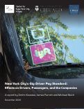 Cover page: New York City’s Gig Driver Pay Standard: Effects on Drivers, Passengers, and the Companies