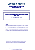 Cover page: La Justicia Electoral Mexicana y la Anulación de Comicios: