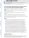 Cover page: Toxicoanthropology: Phthalate exposure in relation to market access in a remote forager-horticulturalist population