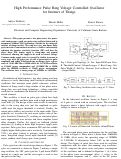 Cover page: High Performance Pulse Ring Voltage Controlled Oscillator for Internet of Things