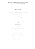 Cover page: The Reformation Suits: Litigation as Constitution-Making in a German Imperial Court, 1521-1555