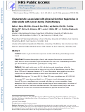 Cover page: Characteristics Associated With Physical Function Trajectories in Older Adults With Cancer During Chemotherapy.