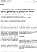 Cover page: A Retrospective, Iterative, Geometry-Based (RIGB) tilt-correction method for radiation observed by automatic weather stations on snow-covered surfaces: application to Greenland