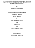 Cover page: Why do some students struggle while others succeed in chemistry? A study of the influence of undergraduate student beliefs, perceptions, and use of resources on performance in introductory chemistry