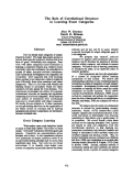 Cover page: The Role of Correlational Structure in Learning Event Categories