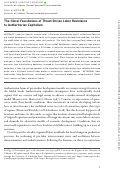 Cover page of The Glocal Foundations of Threat-Driven Labor Resistance to Authoritarian Capitalism