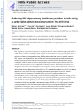 Cover page: Reducing HIV stigma among healthcare providers in India using a partly tablet-administered intervention: the DriSti trial