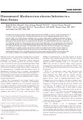 Cover page: Disseminated Mycobacterium abscessus Infection in a Burn Patient