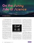 Cover page: On the Sunny Side of Science