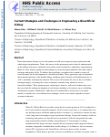 Cover page: Current strategies and challenges in engineering a bioartificial kidney.