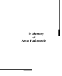 Cover page: Amos Funkenstein
