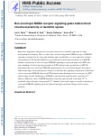 Cover page: Non-ionotropic NMDA receptor signaling gates bidirectional structural plasticity of dendritic spines