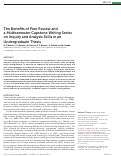 Cover page: The Benefits of Peer Review and a Multisemester Capstone Writing Series on Inquiry and Analysis Skills in an Undergraduate Thesis