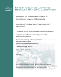 Cover page: Adsorption and photocatalytic oxidation of formaldehyde on a clay TiO2 composite