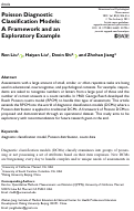 Cover page: Poisson Diagnostic Classification Models: A Framework and an Exploratory Example