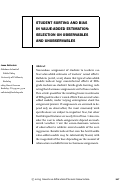 Cover page: Student Sorting and Bias in Value-Added Estimation: Selection on Observables and Unobservables