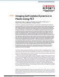 Cover page: Imaging Salt Uptake Dynamics in Plants Using PET