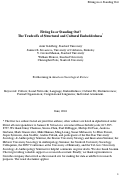 Cover page: Fitting In or Standing Out? The Tradeoffs of Structural and Cultural Embeddedness