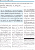 Cover page: Probability estimates for the unique childhood leukemia cluster in Fallon, Nevada, and risks near other U.S. Military aviation facilities.