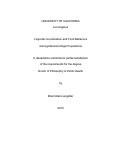 Cover page: Linguistic Acculturation and Food Behaviors among Mexican-Origin Populations