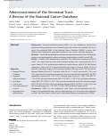 Cover page: Adenocarcinoma of the Sinonasal Tract: A Review of the National Cancer Database