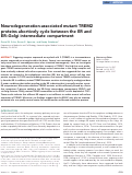 Cover page: Neurodegeneration-associated mutant TREM2 proteins abortively cycle between the ER and ER–Golgi intermediate compartment