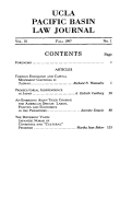 Cover page: Contents