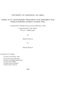 Cover page: Studies of co- and postseismic deformation of the lithosphere from numerical models and space geodetic data