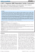 Cover page: 3-OST-7 Regulates BMP-Dependent Cardiac Contraction