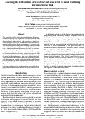 Cover page: Assessing the relationship between trait and state levels of mind wanderingduring a tracing task