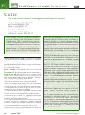 Cover page: Choline: The Underconsumed and Underappreciated Essential Nutrient