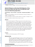 Cover page: Network Influences on the Sexual Risk Behaviors of Gay, Bisexual and Other Men Who Have Sex with Men Using Geosocial Networking Applications