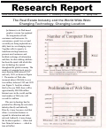 Cover page: The Real Estate Industry and the World Wide Web: Changing Technology, Changing Location