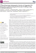 Cover page: A Broad Spectrum Antiparasitic Activity of Organotin (IV) Derivatives and Its Untargeted Proteomic Profiling Using Leishmania donovani.