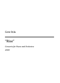 Cover page: Rise