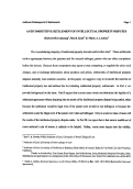 Cover page: Anticompetitive Settlement of Intellectual Property Disputes