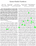 Cover page: Syntax-guided synthesis