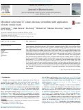 Cover page: Ultrashort echo time T2 values decrease in tendons with application of static tensile loads