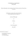 Cover page: Physical Principles of the Assembly of Virus Particles and other Protein Nano Containers