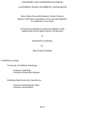 Cover page: How Future-Focused Elementary School Cultures Influence the Future Aspirations of Low-Income Students: A Comparative Case Study