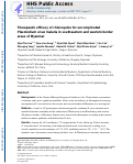 Cover page: Therapeutic efficacy of chloroquine for uncomplicated Plasmodium vivax malaria in southeastern and western border areas of Myanmar