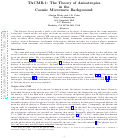 Cover page: TACMB-1: The Theory of Anisotropies in the Cosmic Microwave Background (Bibliographic Resource Letter)