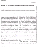 Cover page: Revisiting the Potential of EEG Neurofeedback for Patients With Schizophrenia