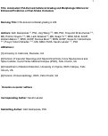 Cover page of Automated CTA-Derived Collateral Grading and Morphologic Metrics for Enhanced Prediction of Post-Stroke Outcomes