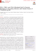 Cover page: PD-L1, TIM-3, and CTLA-4 Blockade Fails To Promote Resistance to Secondary Infection with Virulent Strains of Toxoplasma gondii