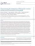 Cover page: Characterizing the multiplicity of HIV founder variants during sexual transmission among MSM