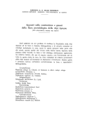 Cover page: Appunti sulla costituzione e genesi della flora pteridologica delle Alpi Apuane
