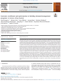 Cover page: Customer enrollment and participation in building demand management programs: A review of key factors