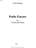 Cover page: Petite Encore